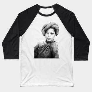 Diana Ross Halftone Baseball T-Shirt